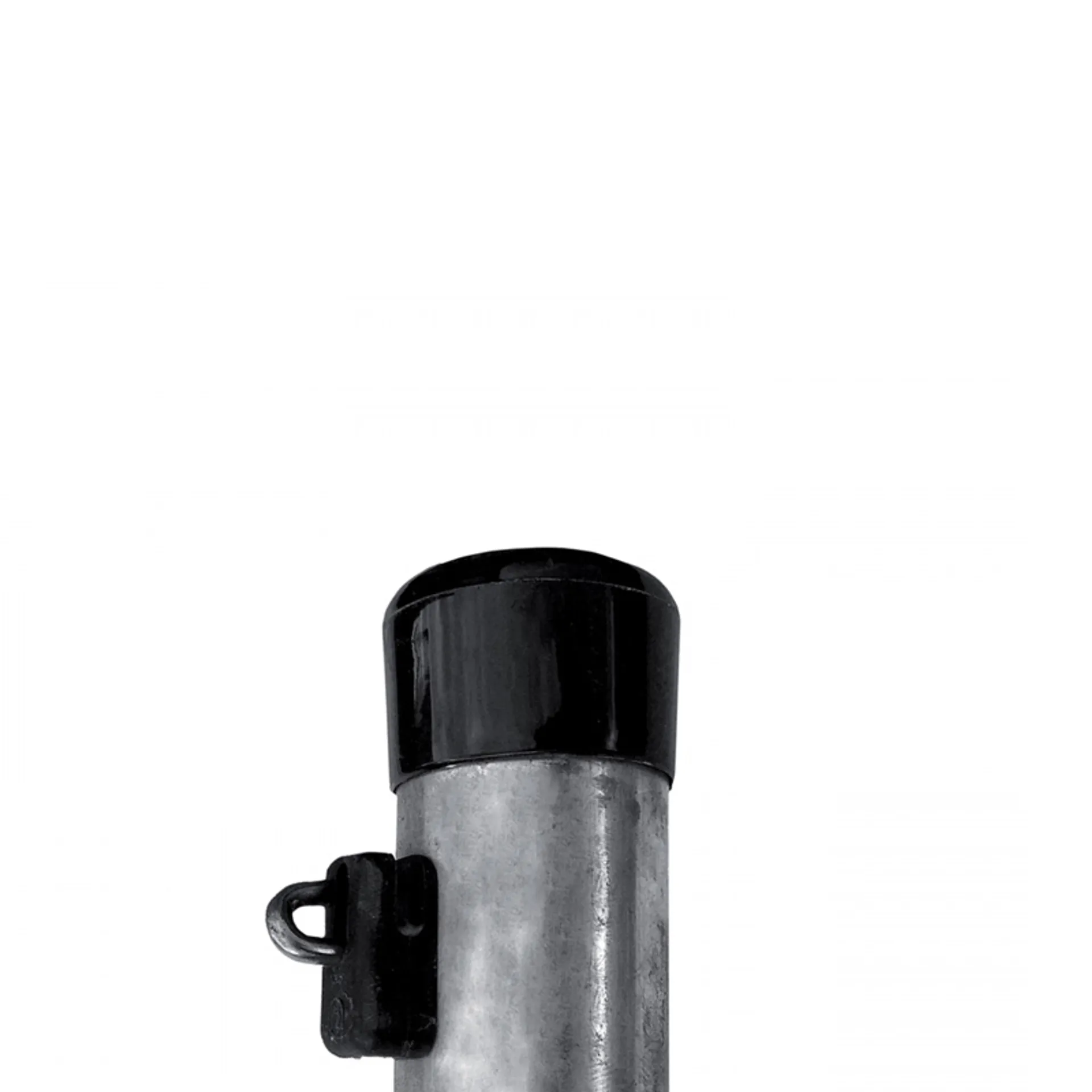 Plotovy Sloupek Ideal Pozinkovany Zn 1750 38 Vcetne Cerne Cepicky a Cerne Prichytky 8595068445945